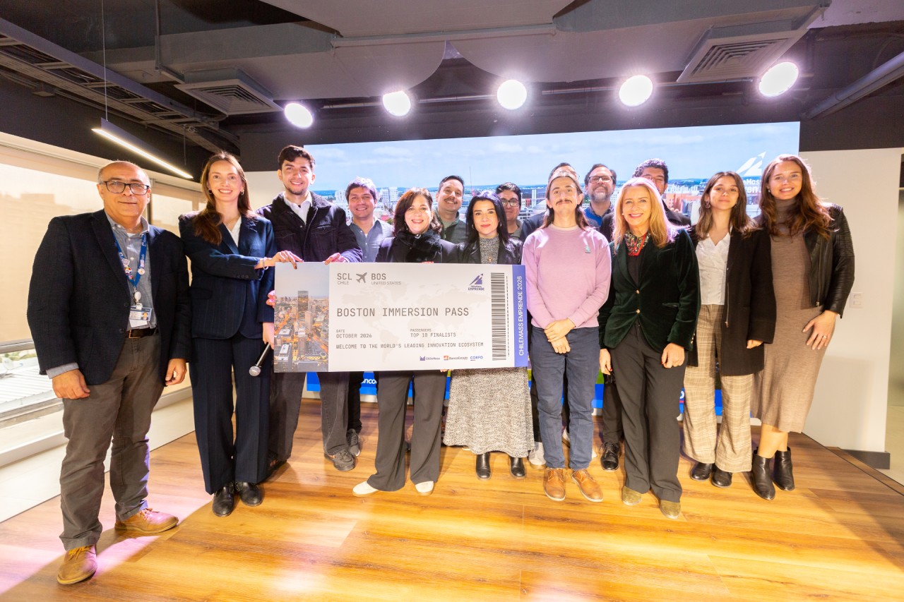 Las 10 startups chilenas seleccionadas por ChileMass Emprende 2026 con el Boston Immersion Pass