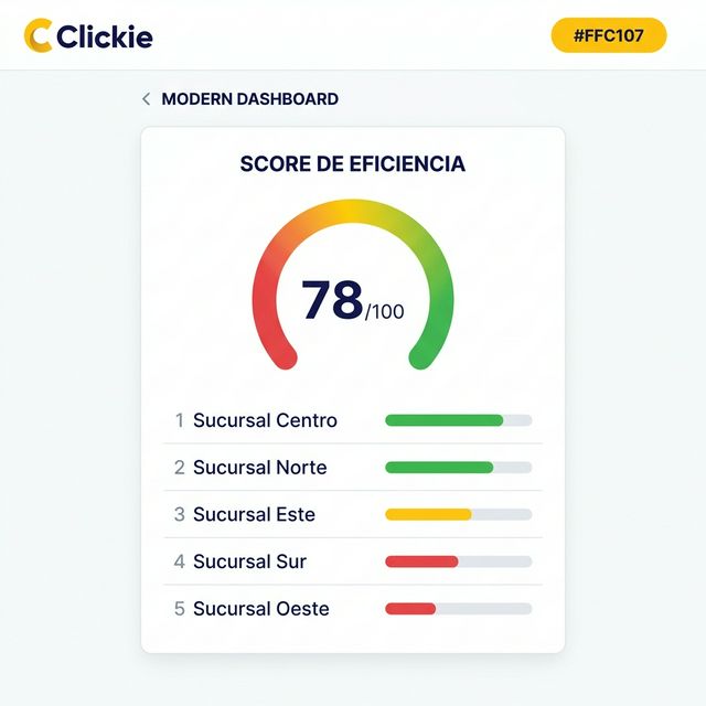 Score de Eficiencia — Plataforma UBM Clickie
